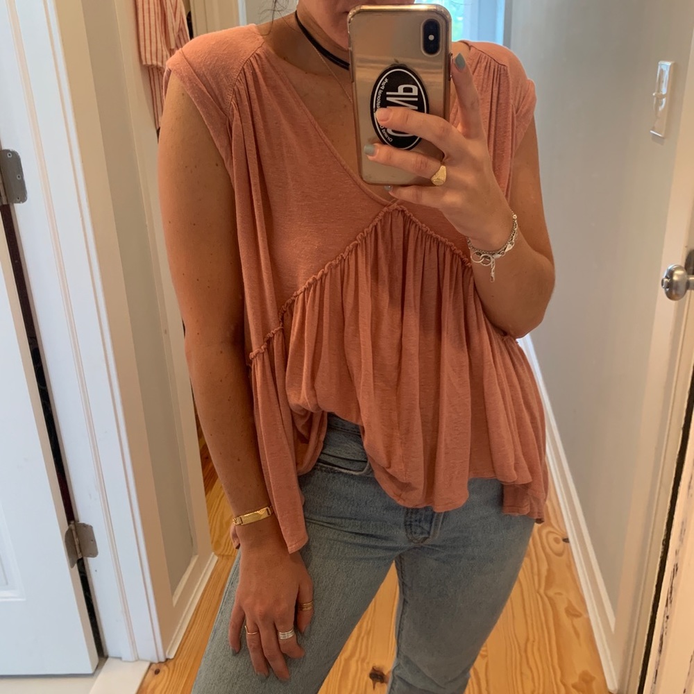 Free People Trapeze tee
